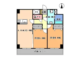クラティオ【7階】の間取り