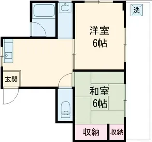 ハイツタナカ【3階】の間取り