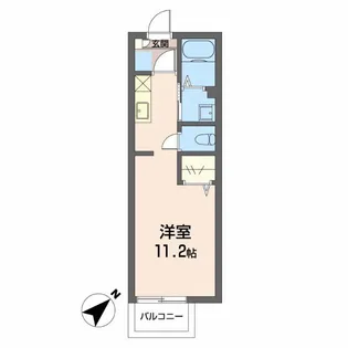 アン・ソレイユ【1階】の間取り