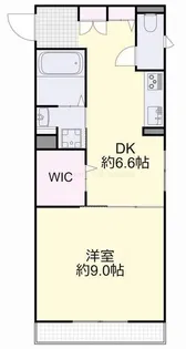 1DKの間取り画像