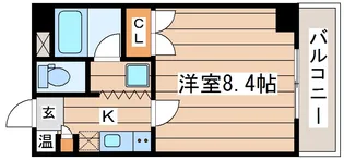 In-Towner二日町【7階】の間取り
