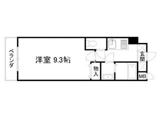 サンシティ烏丸高辻【2階】の間取り