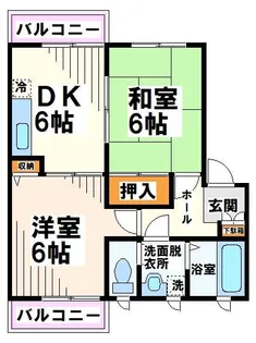 ベラカーサ白糸台【1階】の間取り