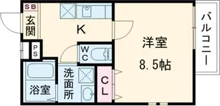 フジパレス堺今池サウス【1階】の間取り