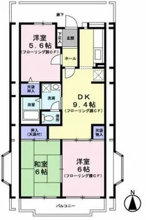 プランドール【4階】の間取り