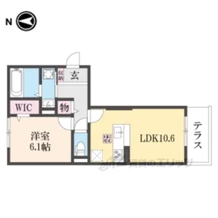 エスタールオーデン【1階】の間取り
