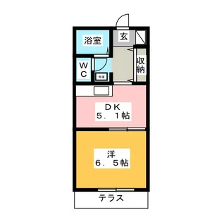 エスペランサII【1階】の間取り