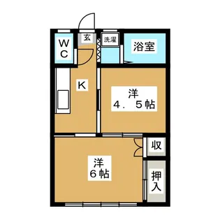 ホームリー塩沢【1階】の間取り