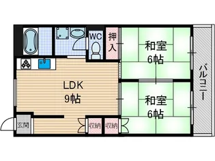 ハイツ穂積【2階】の間取り