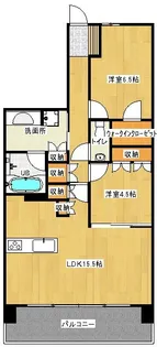 一条レジデンス西伊場【2階】の間取り