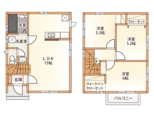 長野県長野市大字稲葉【一戸建】の間取り