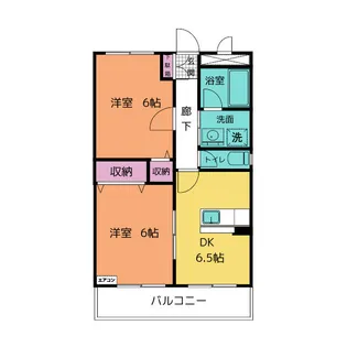 ヴィラメゾンイトウ【2階】の間取り