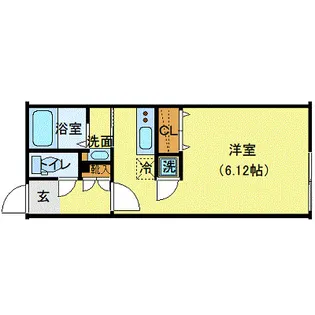 MODULOR白山II【4階】の間取り