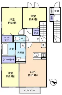 ステラ【2階】の間取り