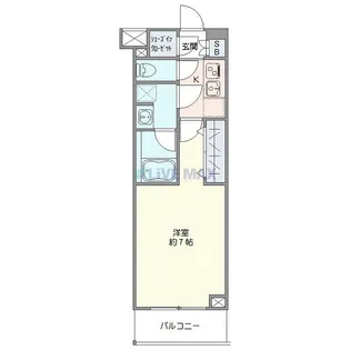 クレイシアIDZ祐天寺II【2階】の間取り