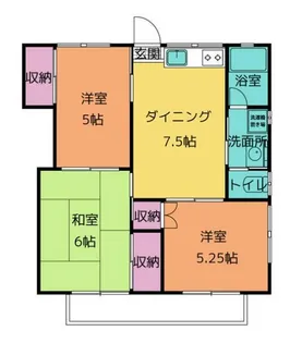 コーポ飯山【2階】の間取り