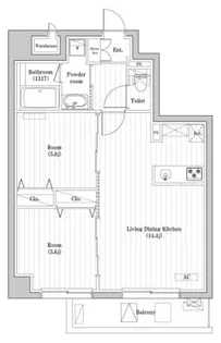 アーバンパーク志村坂上【2階】の間取り