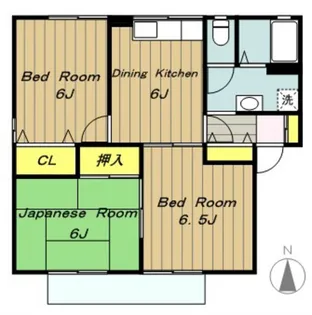 チャコールハイツ【2階】の間取り