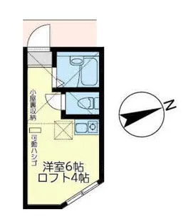 ユナイト横浜ジュセリーノ【1階】の間取り
