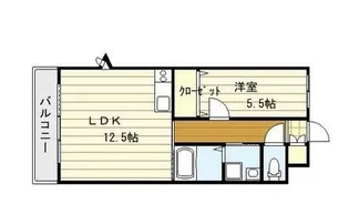 トレステーラ宇佐中央【3階】の間取り