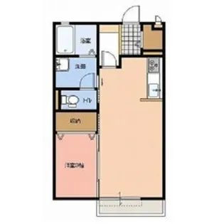 1LDKの間取り画像