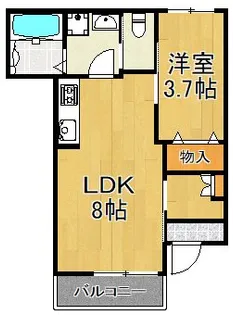 神奈川県川崎市川崎区小田3【マンション】の間取り