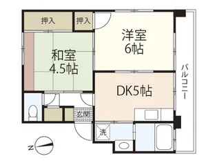 第1斉藤ビル2号棟【1階】の間取り