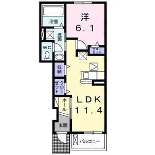 パサージュ【1階】の間取り