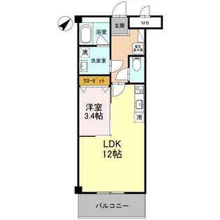 神奈川県伊勢原市高森3【マンション】の間取り