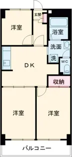 リシェル氷川台【1階】の間取り