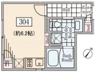 Reve Residence 三宿【4階】の間取り