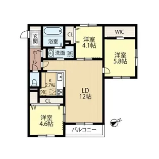 北海道札幌市北区新琴似七条1【マンション】の間取り