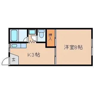 サンコーポラス【1階】の間取り