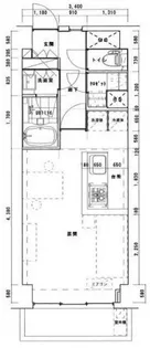秀和西麻布レジデンス【2階】の間取り