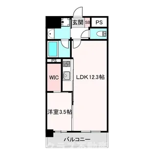 大阪府大阪市阿倍野区松崎町2【マンション】の間取り