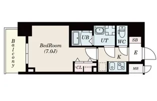 S-RESIDENCE名駅North【3階】の間取り