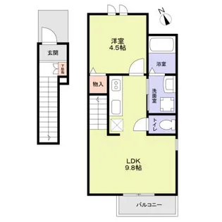 Bellwood【2階】の間取り