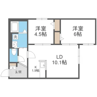 ラグジースペース本郷通南【2階】の間取り
