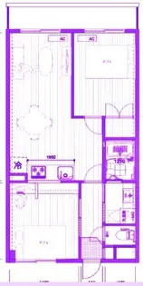 エクセルマンションマロニエ【2階】の間取り