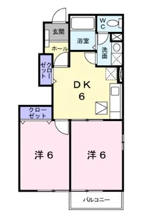 ニーロクセブンII【1階】の間取り