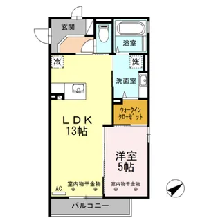 リヤン環水【3階】の間取り