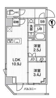 東京都台東区小島2【マンション】の間取り