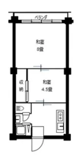 田園調布愛知マンション【6階】の間取り