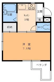 ACTY竹原【4階】の間取り