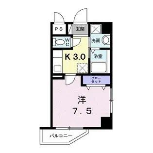 ゆちばな 3【3階】の間取り