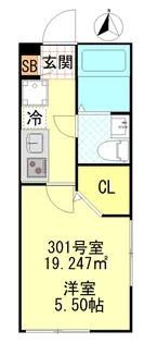 CFジオーレ町屋【1階】の間取り