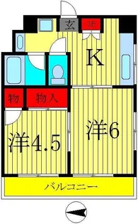 ラポール亀有【3階】の間取り