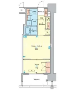 熊本県熊本市西区春日3【マンション】の間取り
