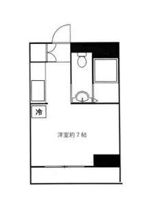 サンライズ入谷【5階】の間取り