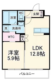 棒屋第13住吉ハイツ【2階】の間取り